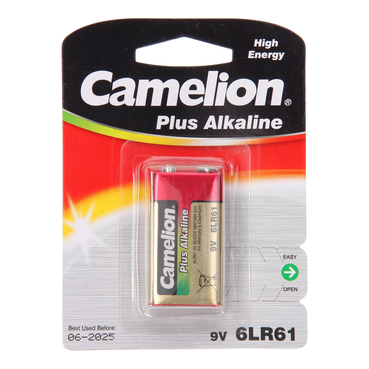 Camelion plus batterij alkalisch 9v 6lr61