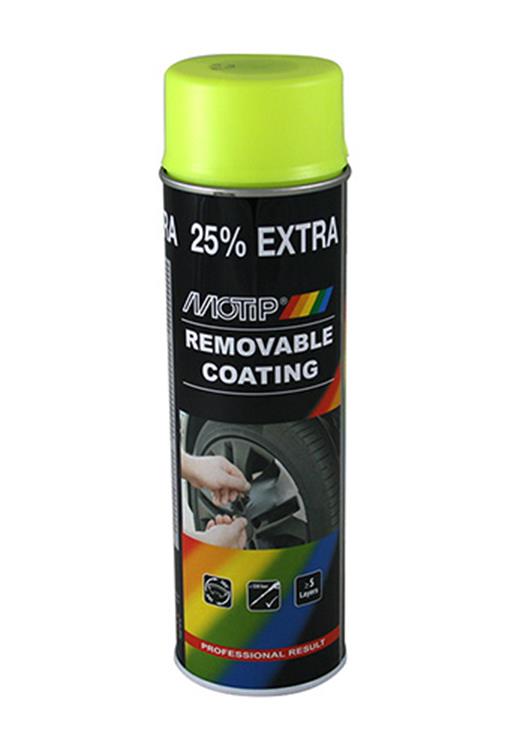 Motip 1051541 - sprayplast fluor geel spuitbus 500 ml | 1 stuks