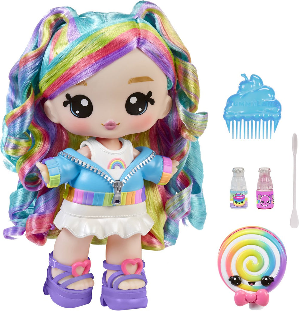 Yummiland grote pop + lipgloss huisdier regenboog skyler regenboog riem