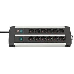 Stekkerdoos brennenstuhl premium duo alu-line bn3084 zwart, wit