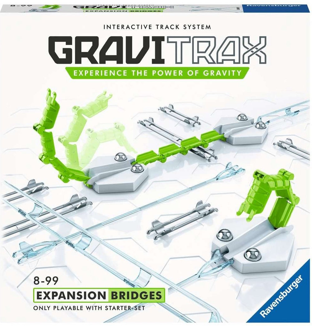 Ravensburger gravitrax knikkerbaan uitbreidingsbruggen