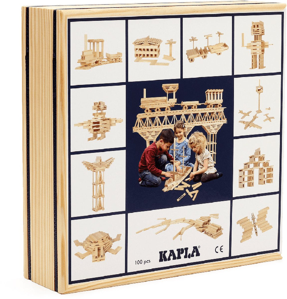 Kapla - kleur - constructiespeelgoed - 100 plankjes