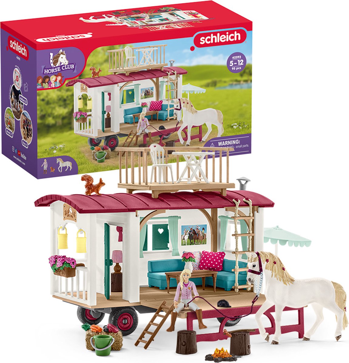 Schleich PAARDENCLUB Woonwagen 42593