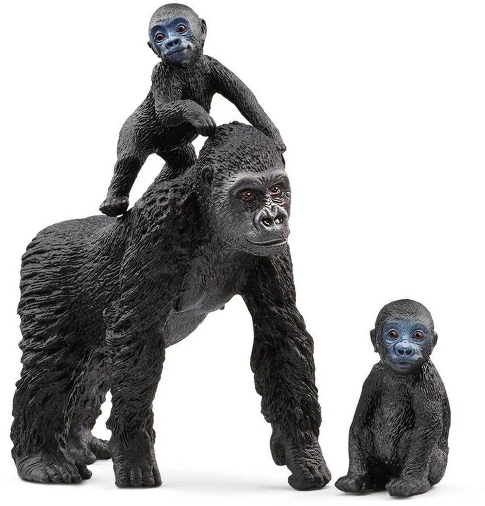 Schleich wildlife gorilla familie 42601