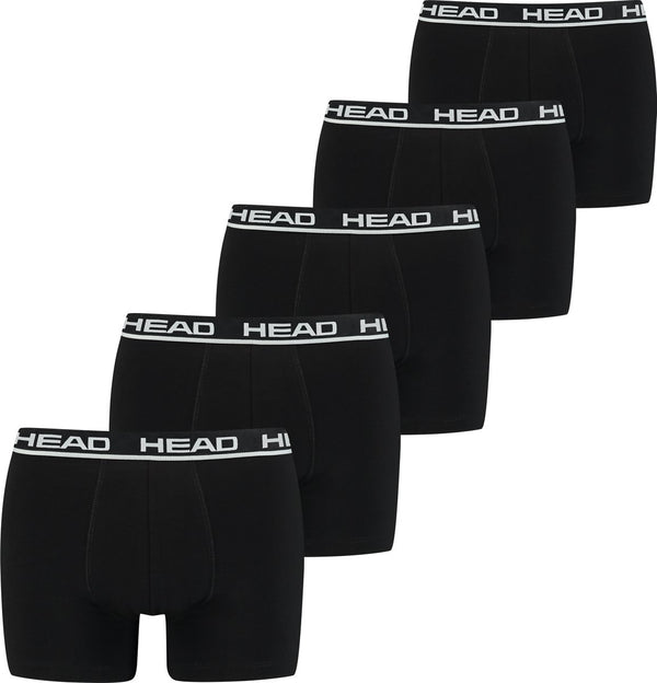 Head boxershorts black 5-pack-xxl