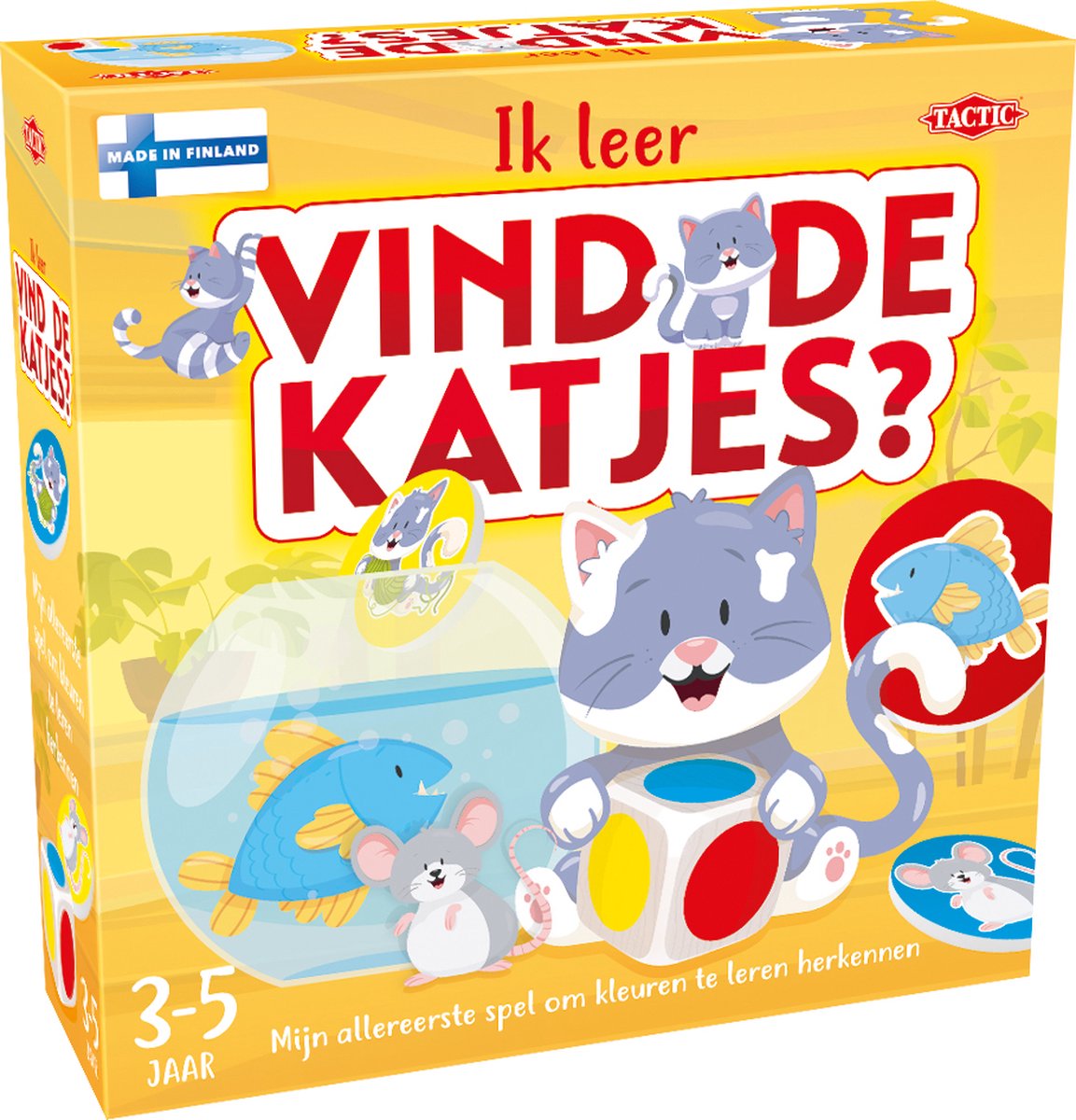 Tactiek vind het kinderspel van de katjes