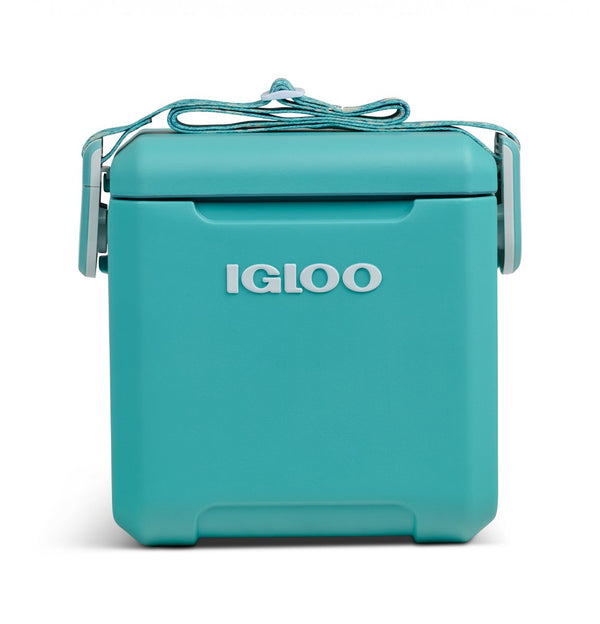 Igloo tag-a-long too remix koelbox - geïsoleerd - vergrendelbare deksel - draagriem - lagoon
