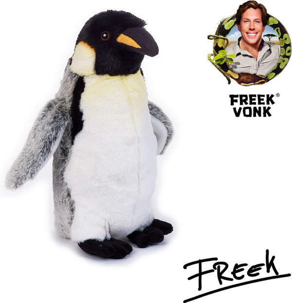 Bresser freek vonk x - knuffeldier - peppie de pinguin - gevuld met gerecycled materiaal