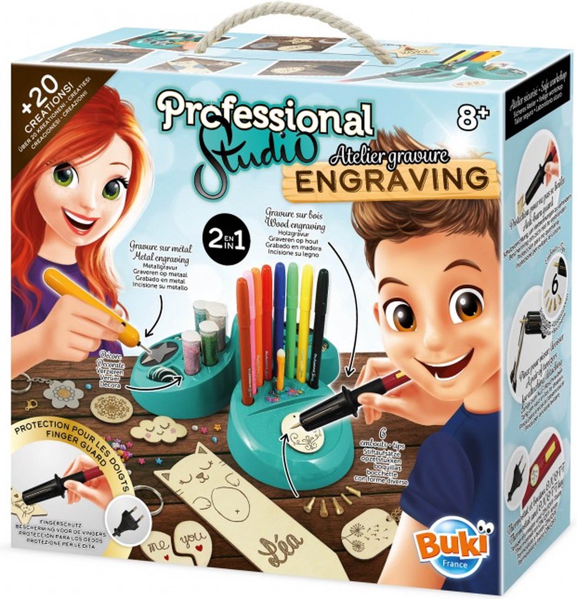 Buki france buki - professional studio engraving workshop - graveren in hout en metaal - creatief speelgoed
