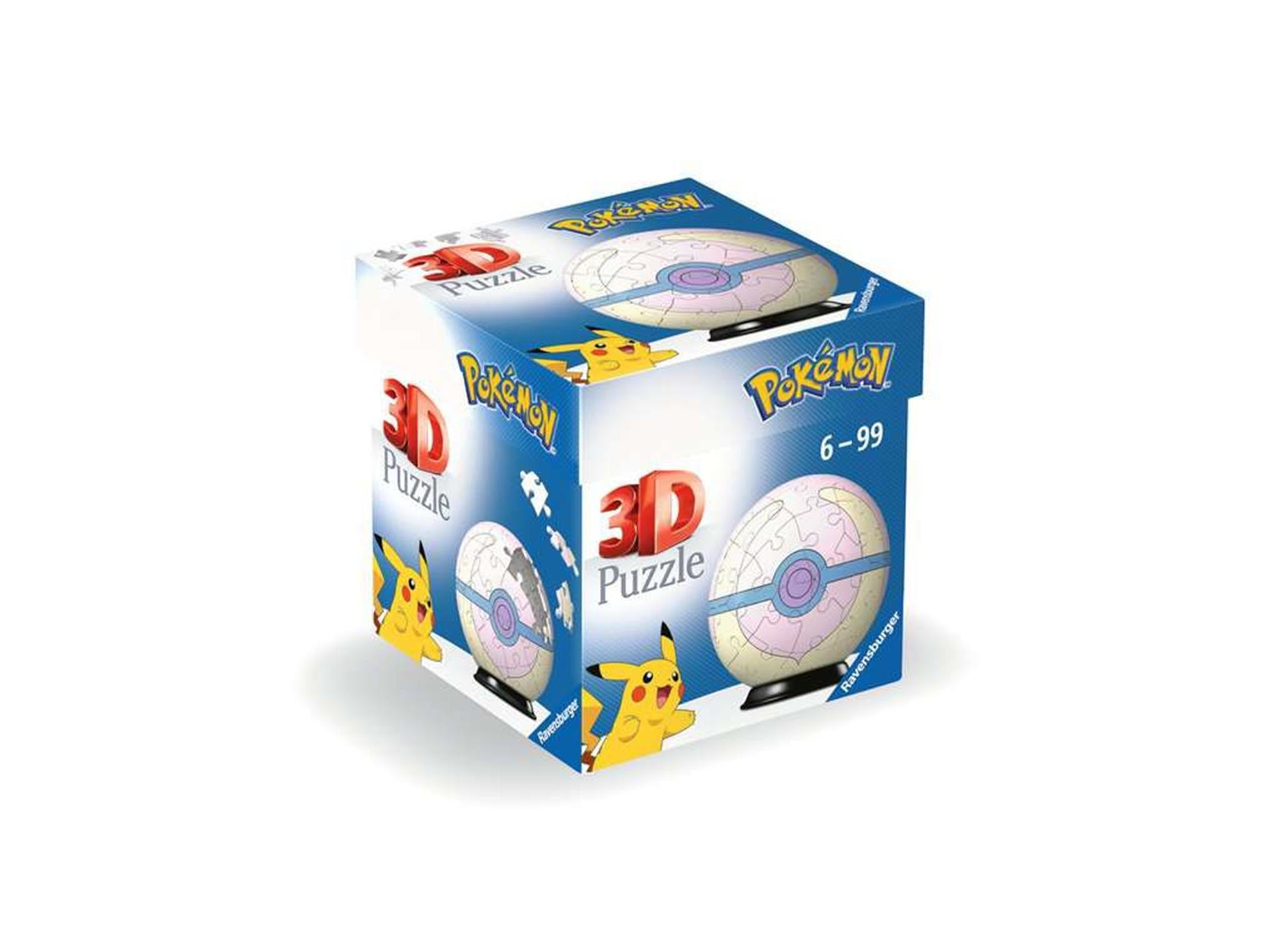 Ravensburger 3d puzzel pokémon hittebal, 54st.