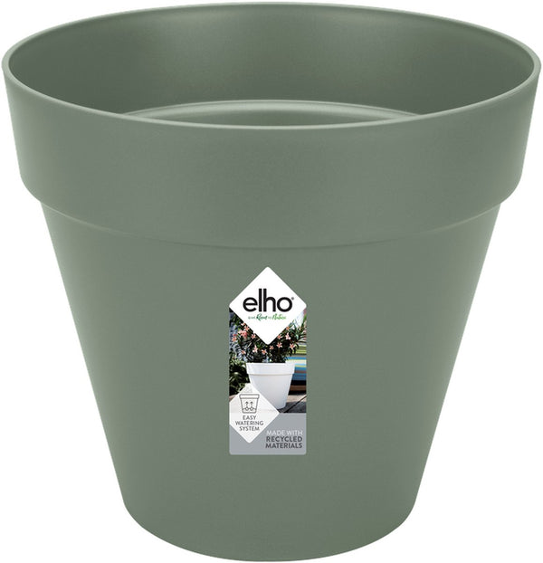 Elho loft urban rond 20 - bloempot voor buiten - ø 19.3 x h 17.5 cm - pistachegroen
