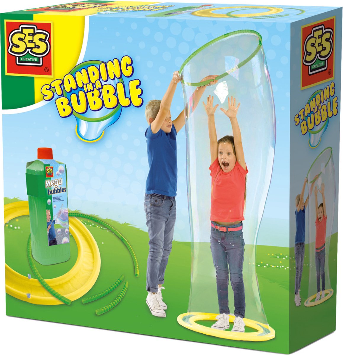 Ses staan in een mega bubbel