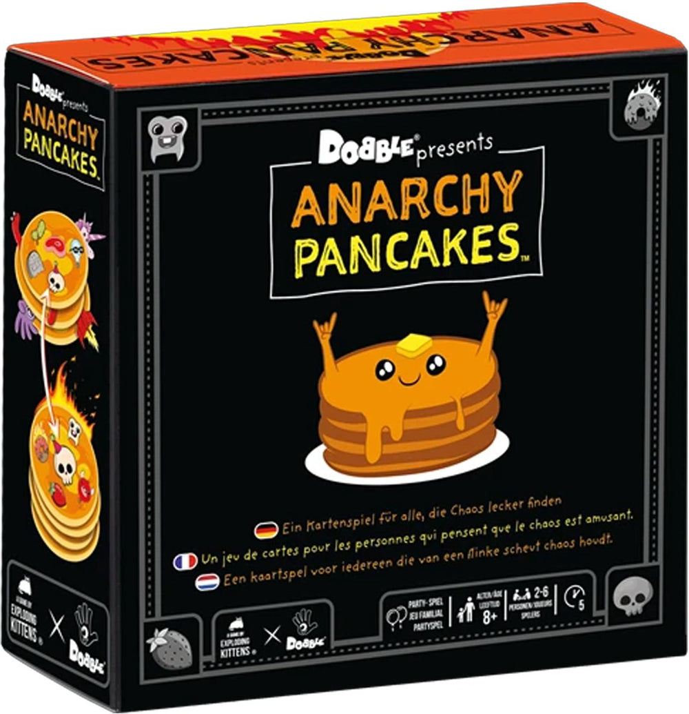 Asmodee zygomatic dobble anarchy pancakes - kaartspel met pannenkoeken