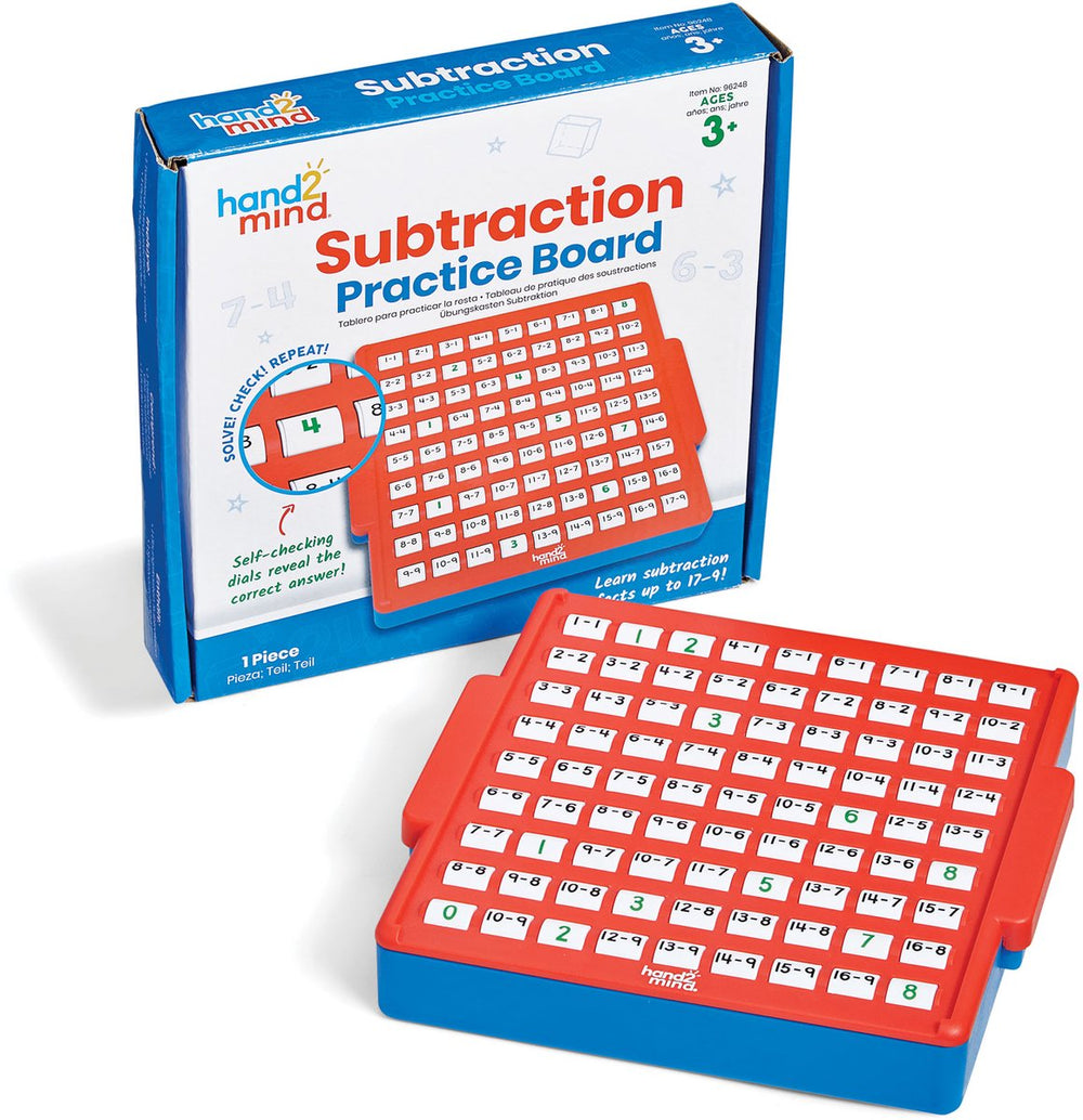 Learning resources interactief rekenbord - subtractie - educatief speelgoed. - 3+