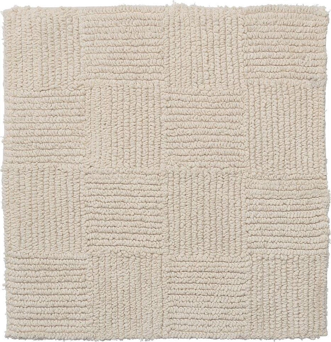 Sealskin - reverse badmat 60x60 cm - katoen - zand