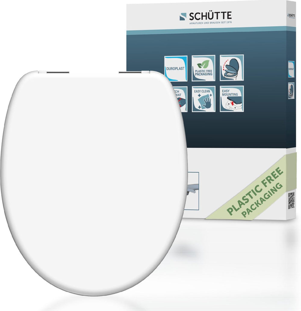 Schütte toiletbril met soft-close witte duroplast