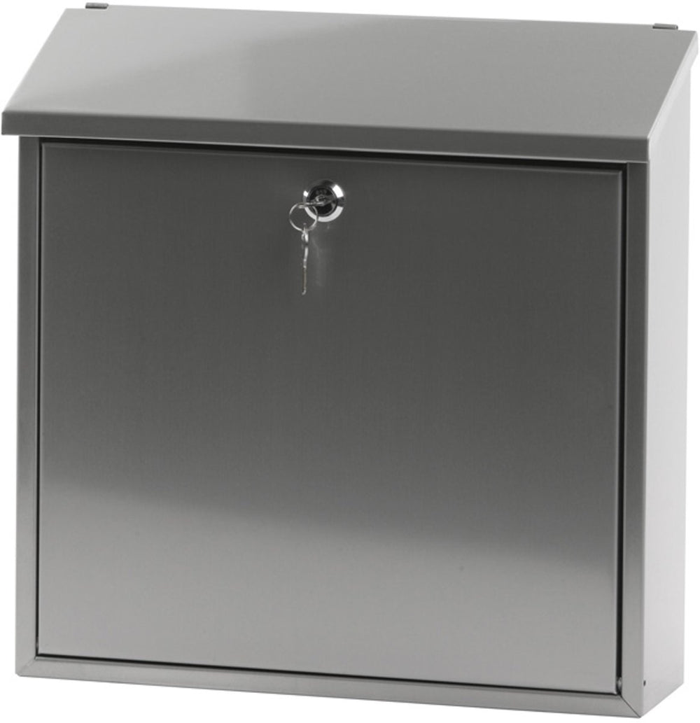 V-part - wandbrievenbus malagan - stainless steel - rvs - brievenbus
