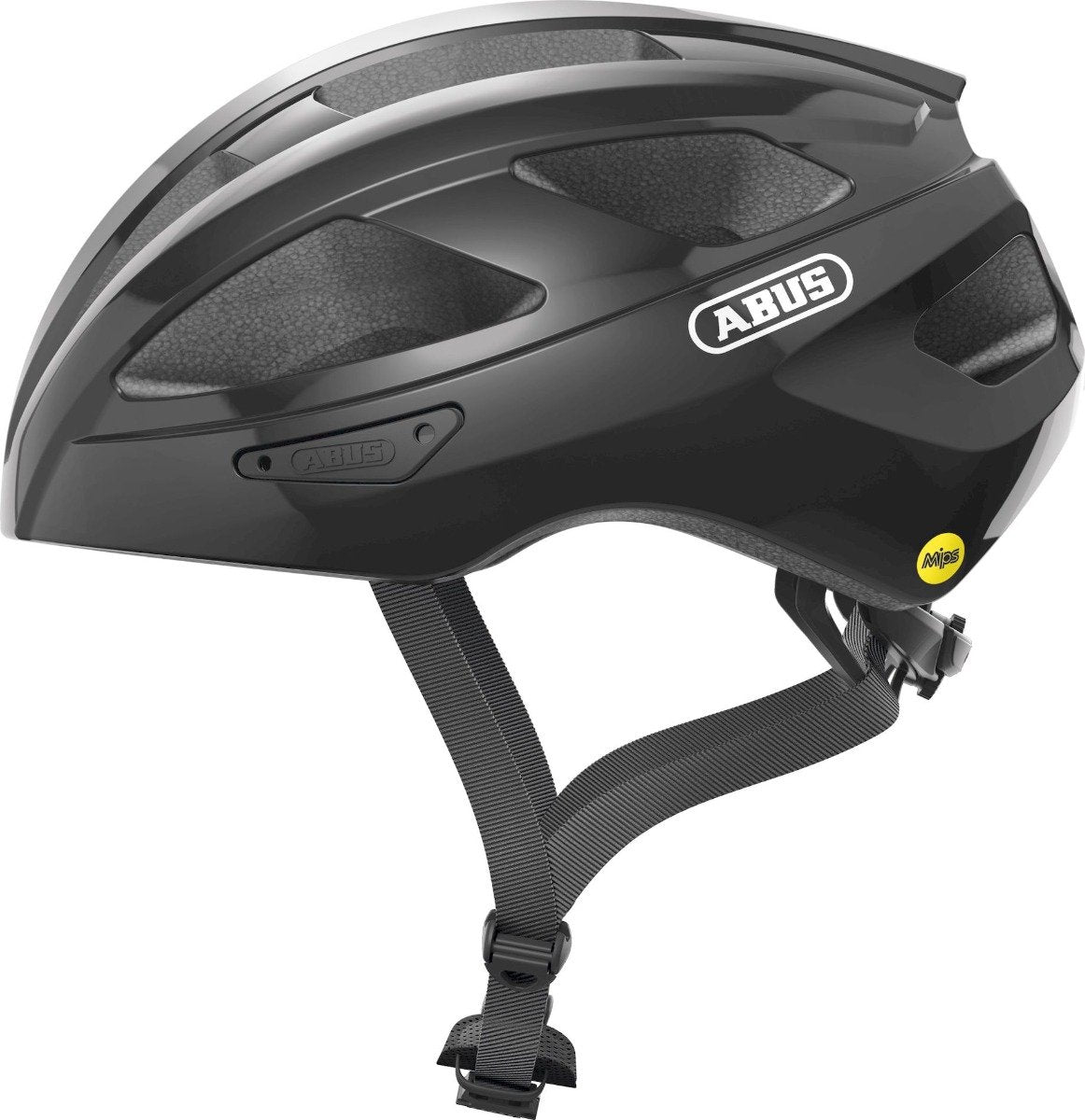 Abus helm MacatGoud MIPS glanzend Zwart M 52-58cm