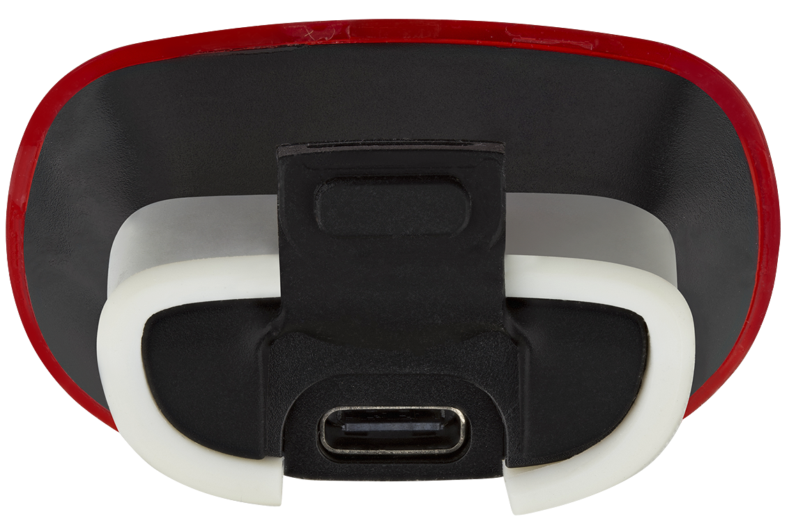 Ked achterlicht meggy spark kinderhelm - led - usb oplaadbaar