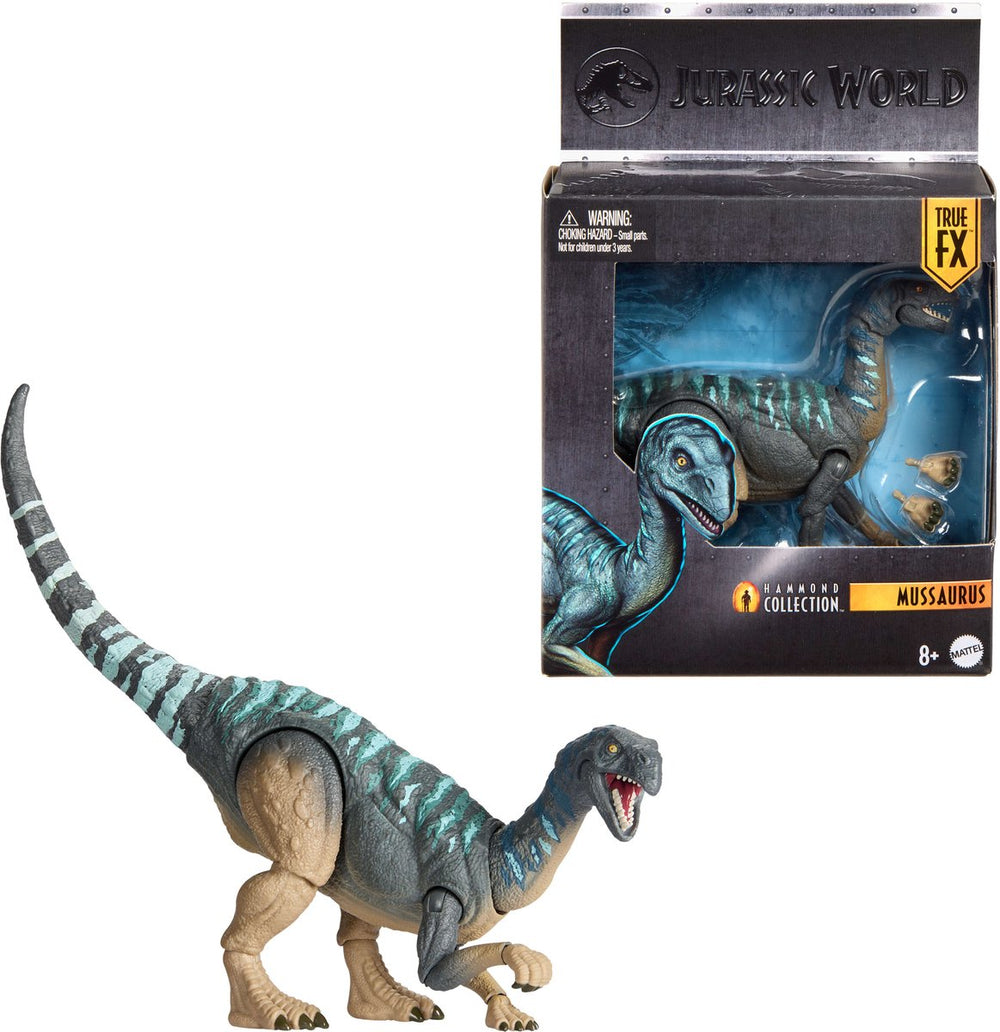 Mattel jurassic world hammond collection action figure mussaurus action figuur