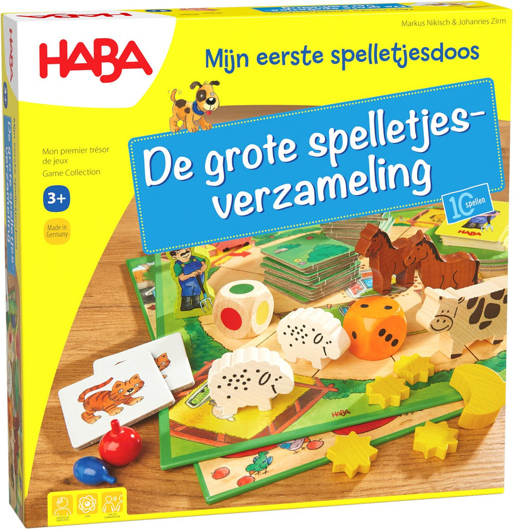 Haba mijn eerste spelletjesdoos - de grote spelletjesverzameling