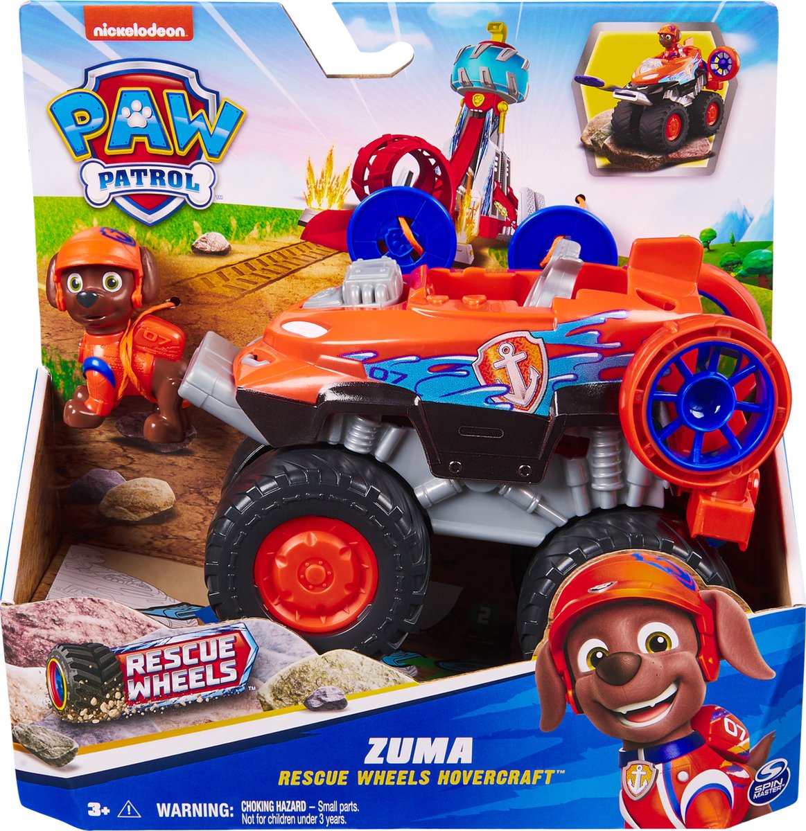 Paw Patrol reddingswielen Zuma