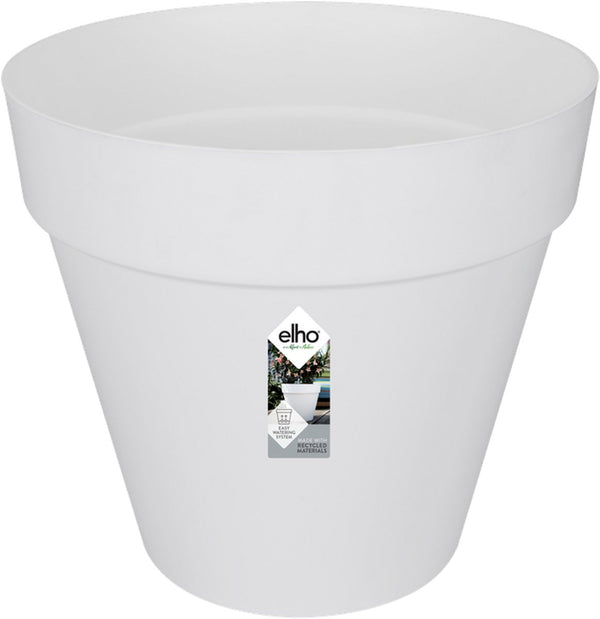 Elho loft urban rond 50 - bloempot voor buiten - ø 48.5 x h 44.5 cm - wit
