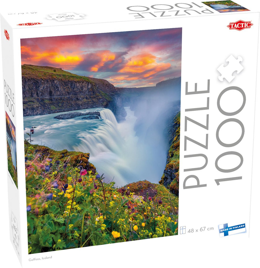 Tactic puzzle 1000 gullfoss, iceland - puzzel 1000 gullfoss, ijsland