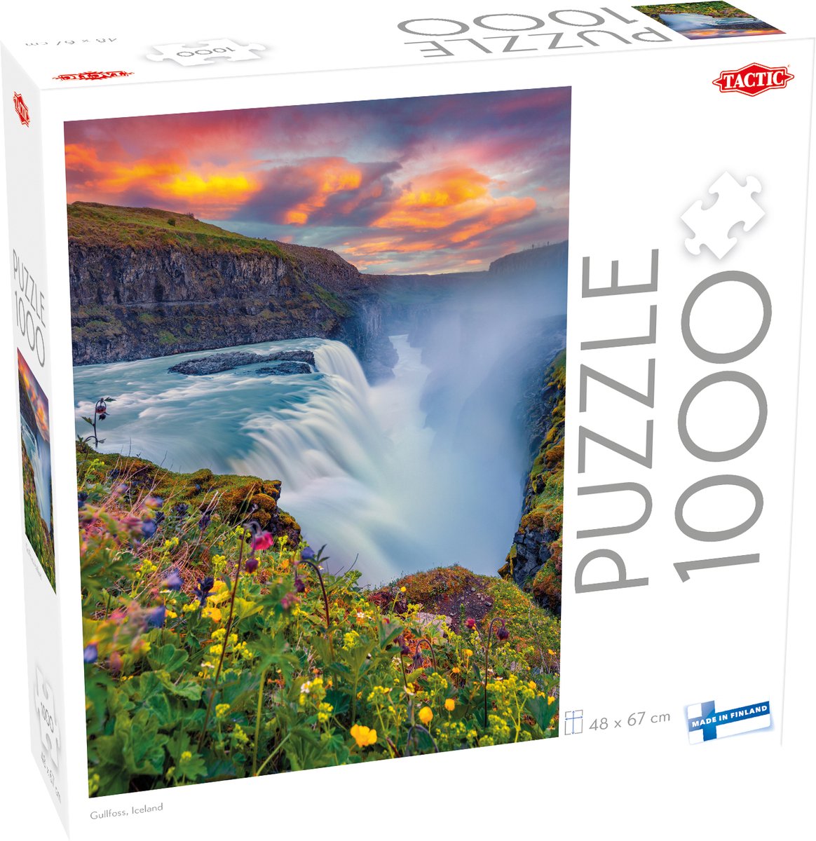 Tactic puzzle 1000 gullfoss, iceland - puzzel 1000 gullfoss, ijsland