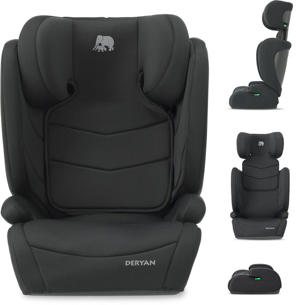 Deryan charlie basic i-size autostoeltje - 3,5 tot 12 jaar - zwart