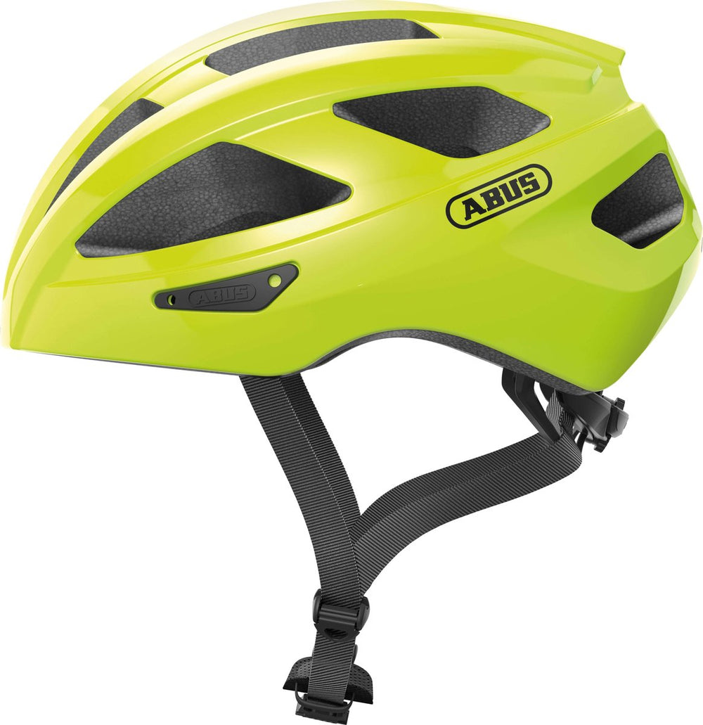 Abus helm MacatGoud signaal Geel M 52-58cm