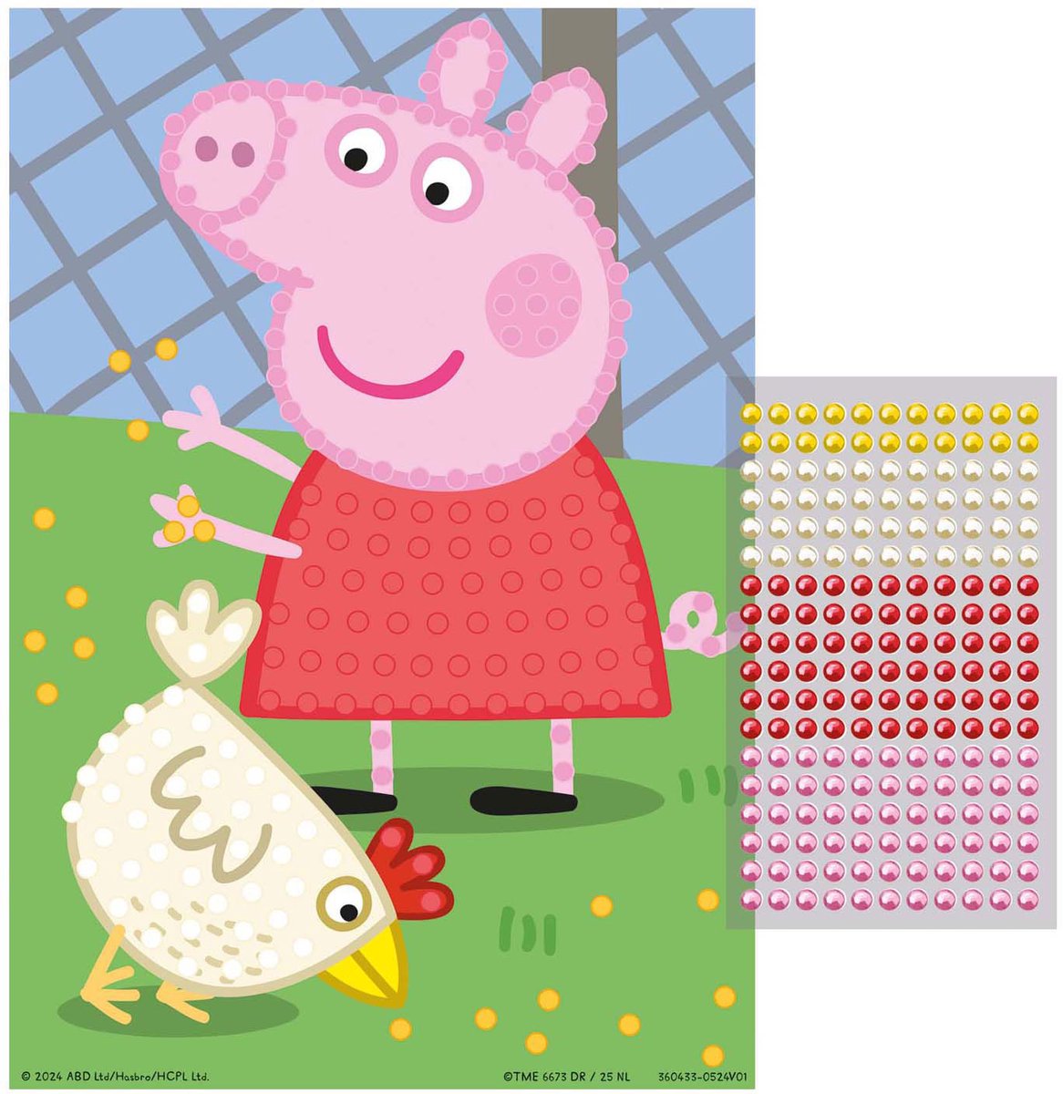 Creatieve knutselgroep kralenkunst knutselen peppa pig
