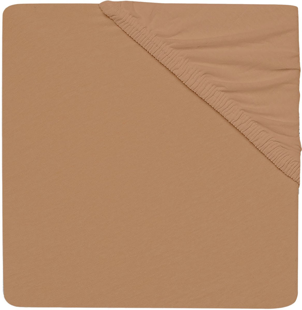 Jollein - baby hoeslaken jersey (biscuit) - katoen - hoeslaken wieg - 60x120cm