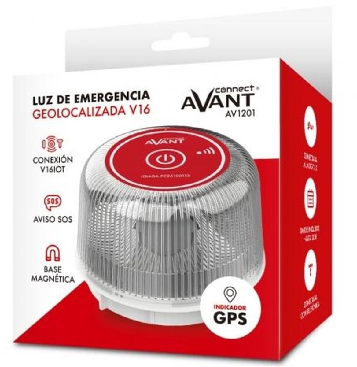 Avant v16 noodbaken verbonden dgt 3.0 av1201