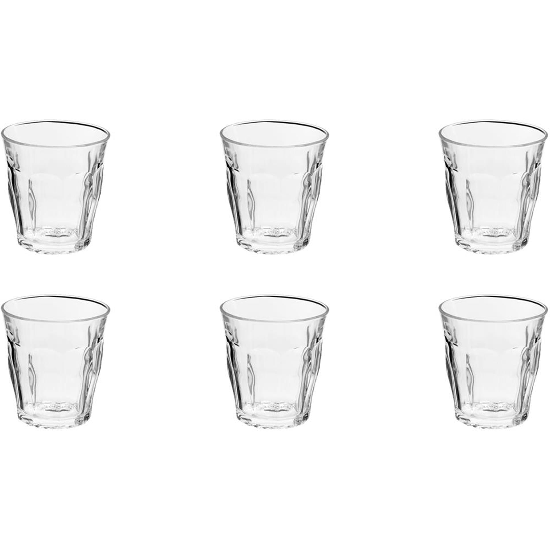 Duralex glas picardie 250ml 6 stuks