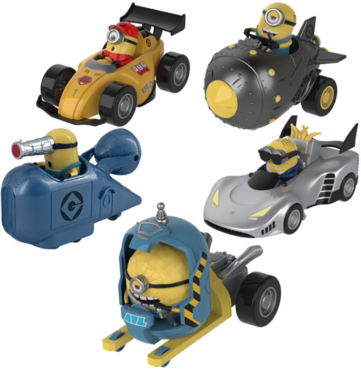 Bandai minions geassorteerd figuur geel