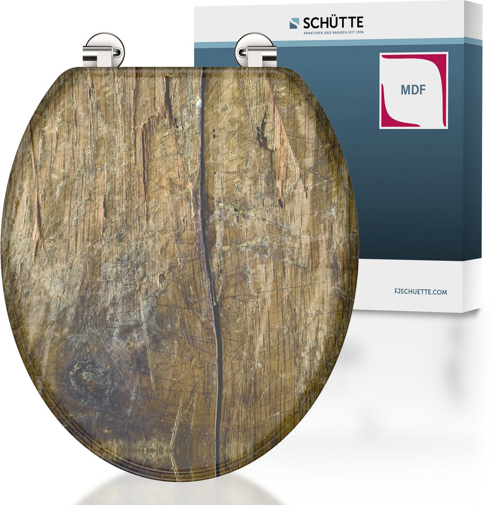 Schütte toiletbril massief hout mdf met print