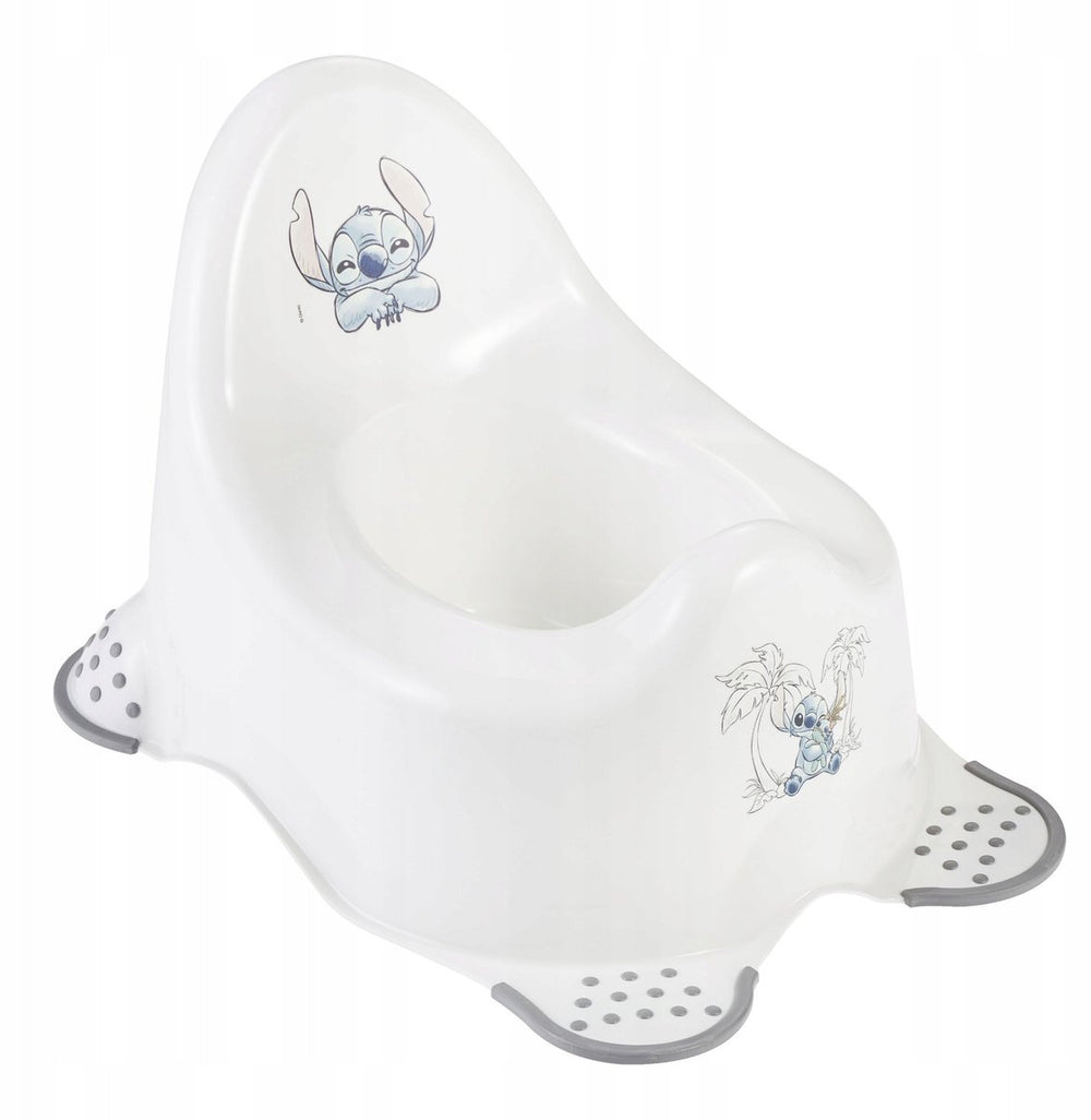 Keeeper plaspotje stitch - anti slip plaspotje - max 15kg - wit