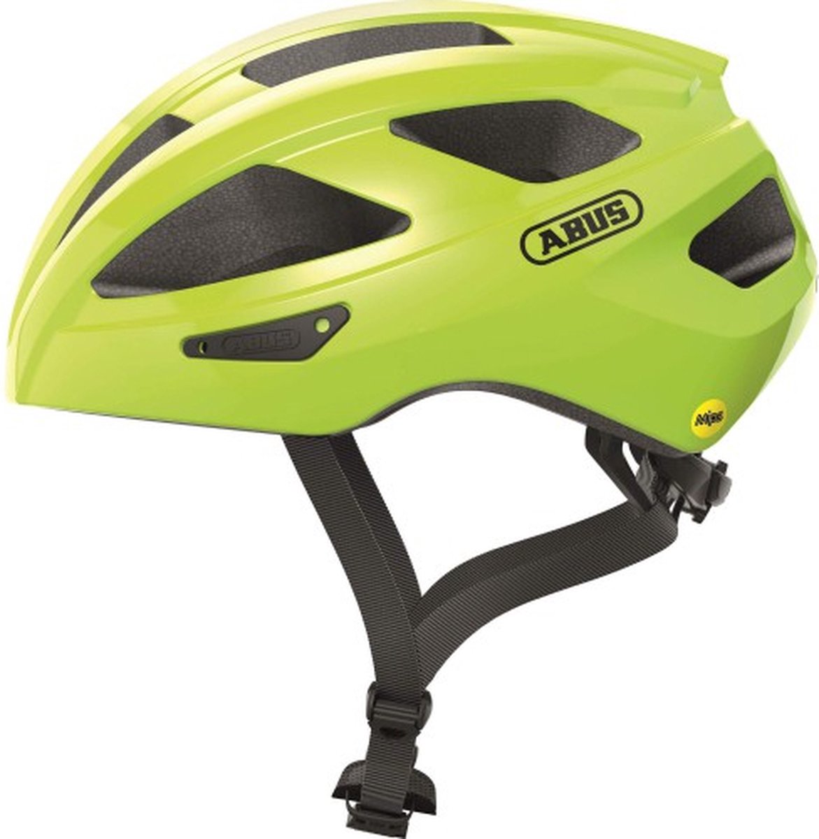 Abus fietshelm macator mips signal yellow s - 51-55 cm - geel - geschikt voor gebruik op elektrische fietsen - stadsfietsen - 290 g