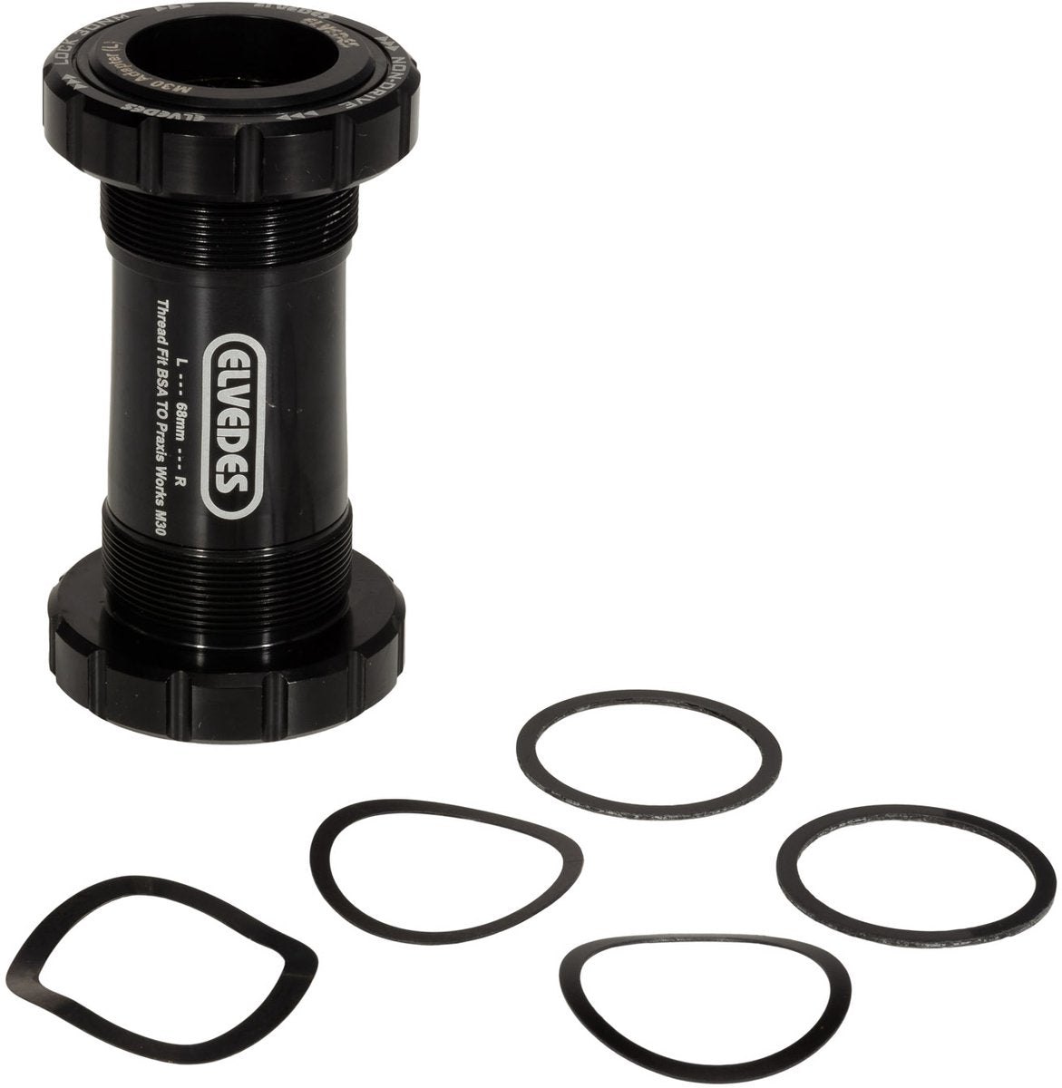 Bottom bracket Elvedes Thread fit BSA for Praxis road MTB 68-73 mm