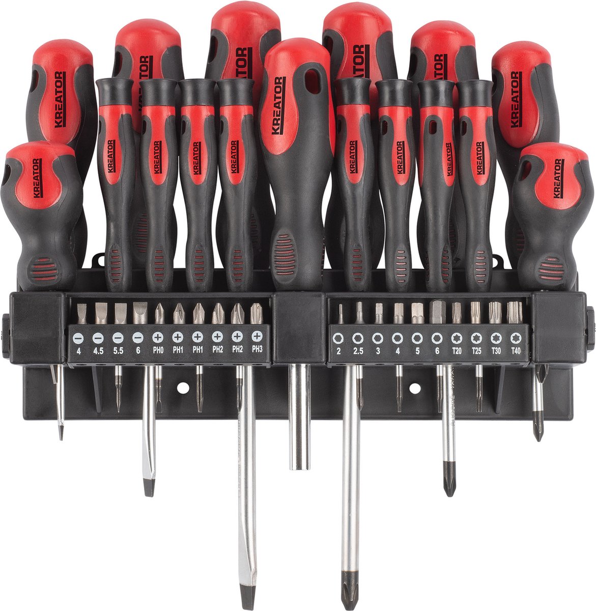 Kreator - hand tools - krt400010 - schroevendraaier set - 37 st.
