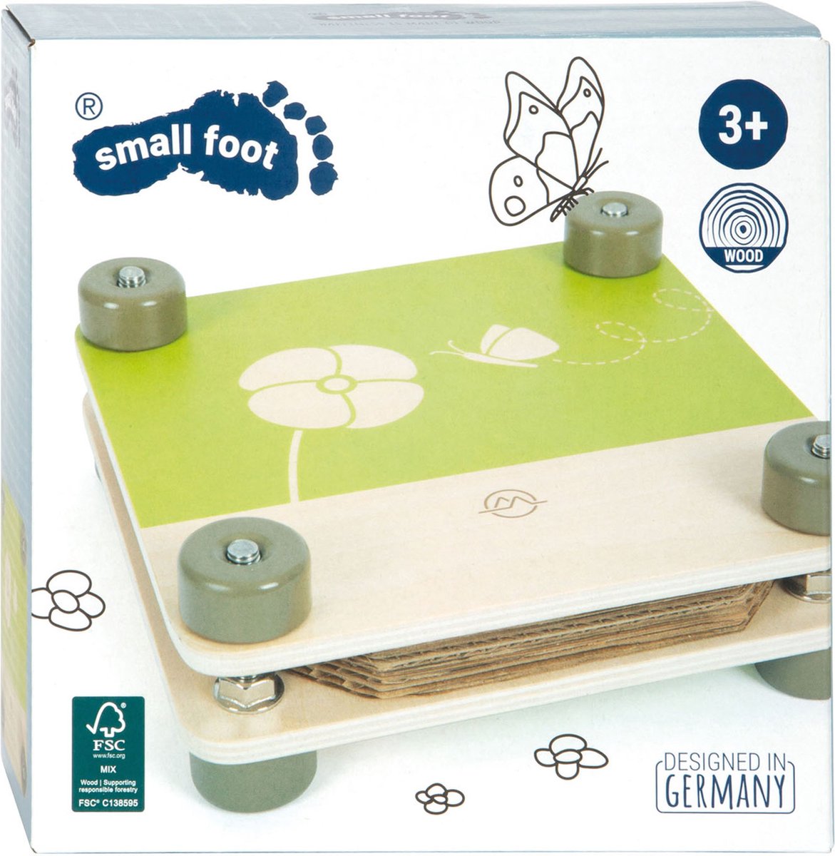 Small foot - wooden flower press discover