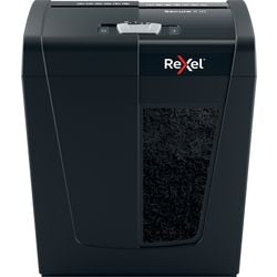 Rexel secure x10 stille papierversnipperaar - p4 snippers - tot 10 vel - 18l - zwart