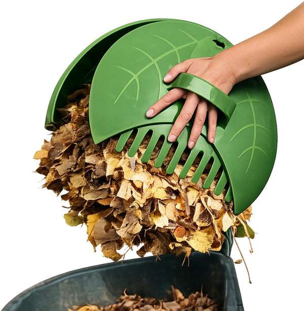 Kinzo bladgrijper set – 2 bladscheppen voor bladeren en tuinafval – ø36 cm