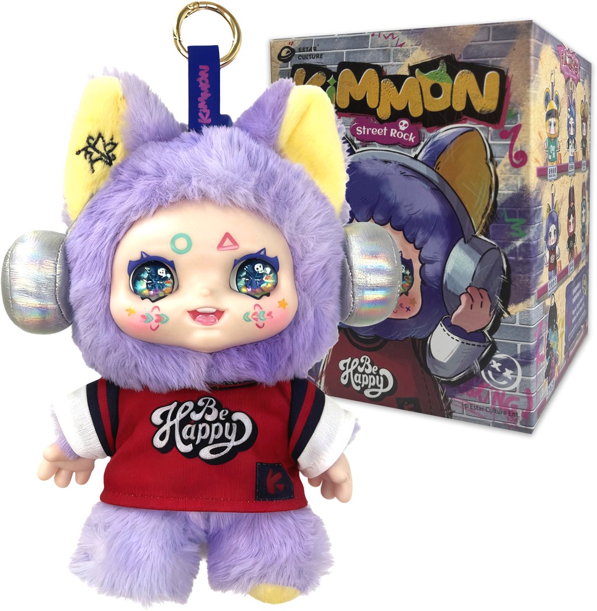 Kimmon - street rock pluche figuur blind box