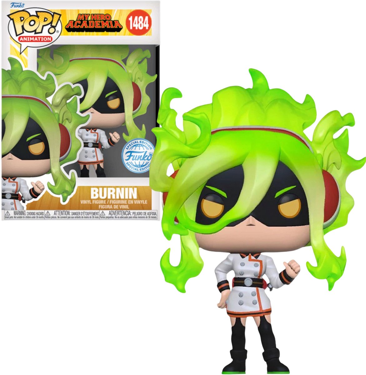 Funko pop! my hero academia - burnin 1484 exclusive
