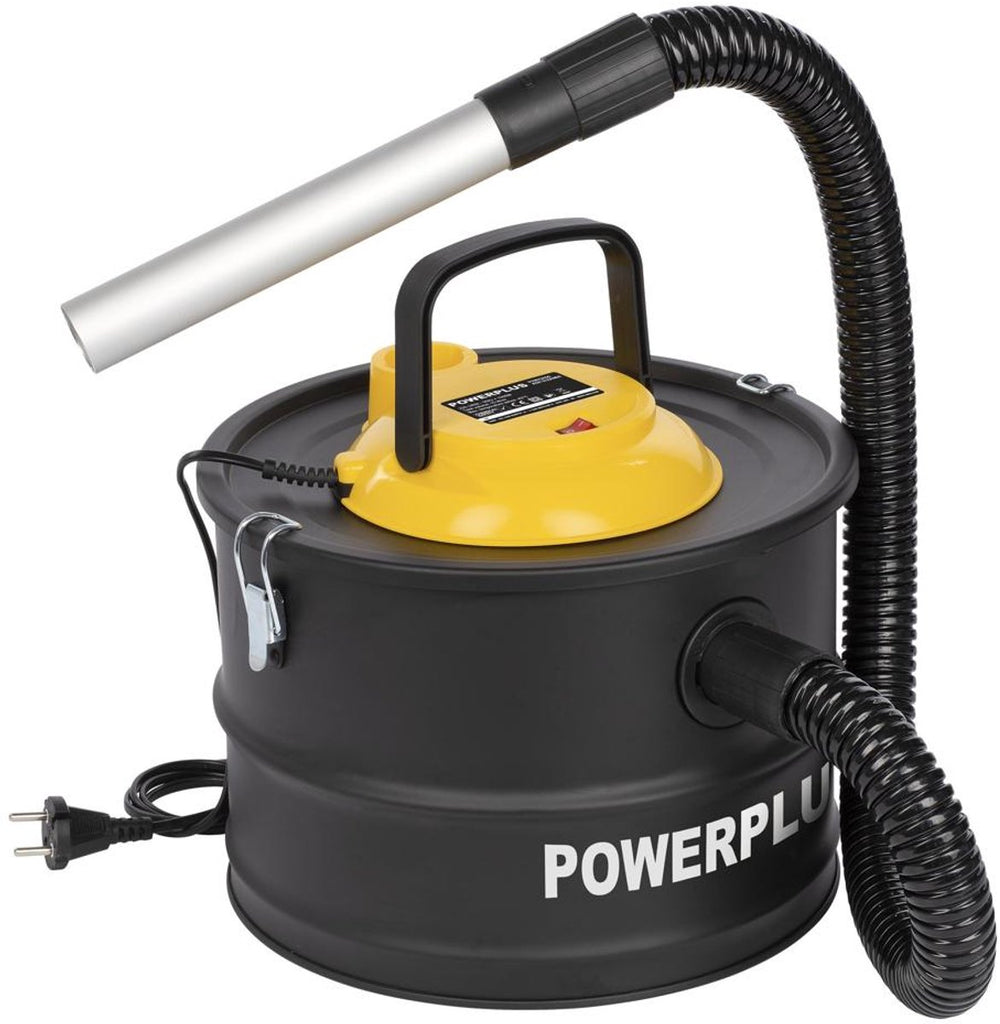 Powerplus powx3000 aszuiger - 1000w - opvangbak 15l - incl. blaasfunctie en vervangbare filter - geschikt voor open haard, werkplaats, barbecue en kachel