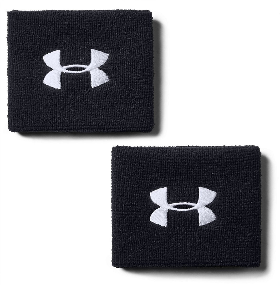 Under armour performance wb-blk heren zweetband - zwart - wit