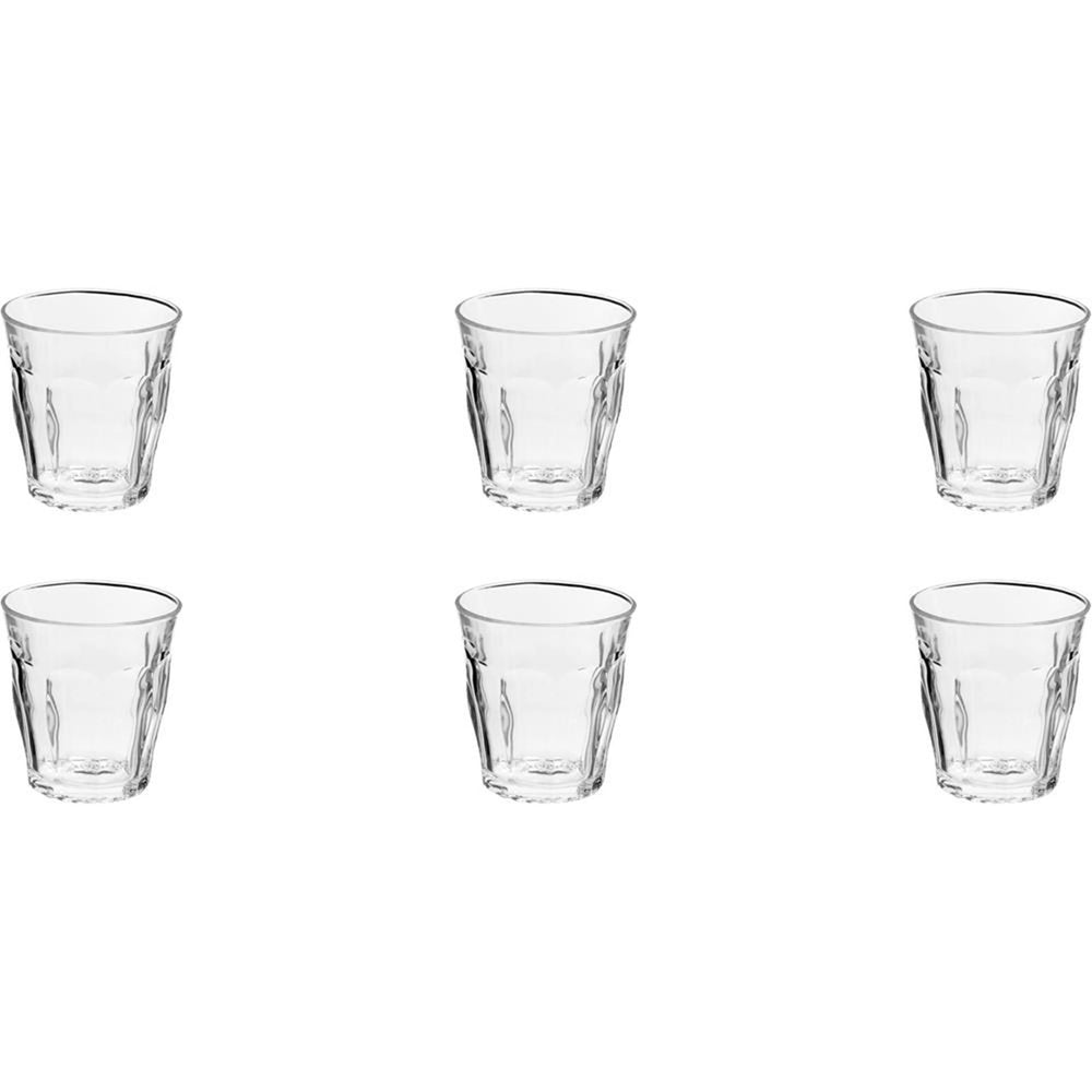 Duralex tumbler picardie hardglas 90ml doos a 6 stuks