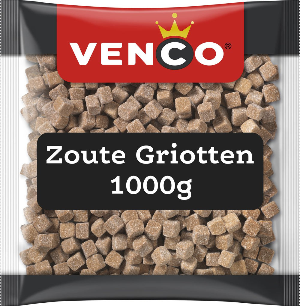Venco zoute griotten - zoute drop - 1000g